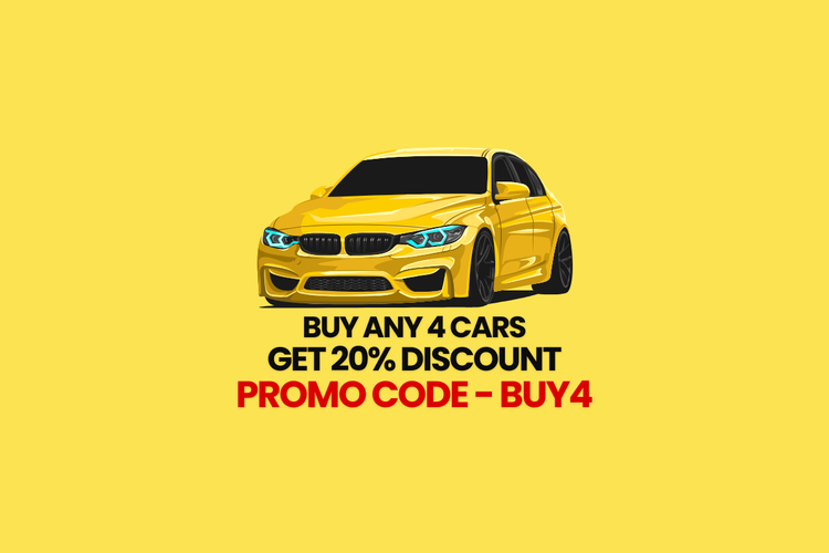 Buy Any 4 Cars - Get 20% Discount!