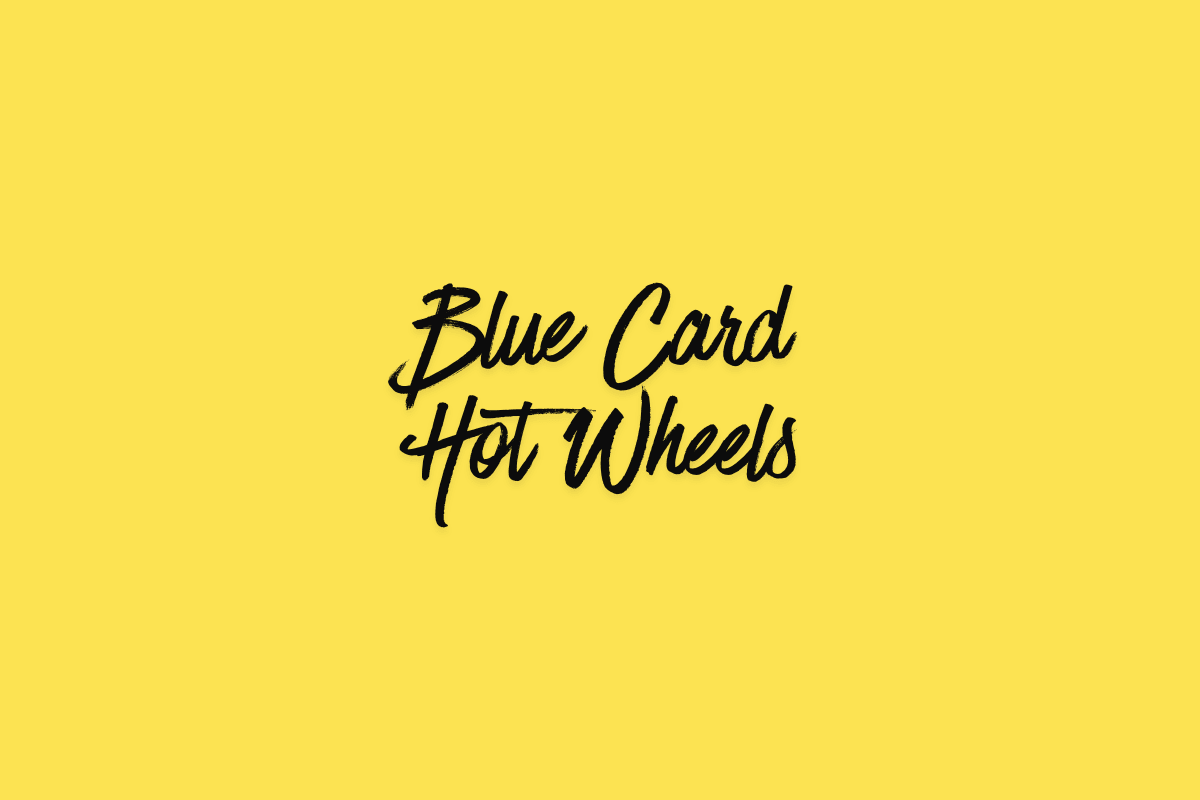 Blue Card Hot Wheels - Kinder Logs