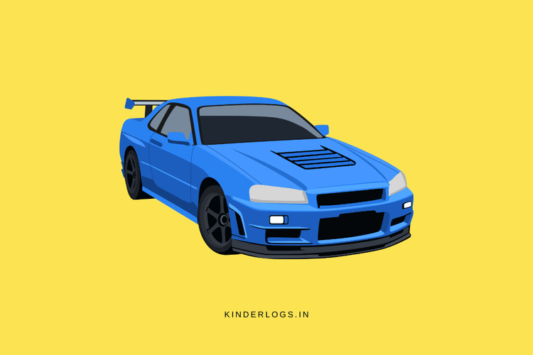 Blue Cars - Kinder Logs
