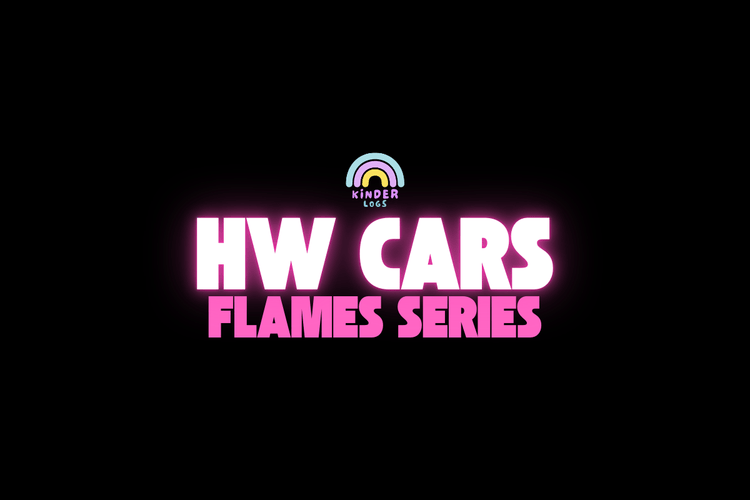 Hot Wheels Flames Car Collection - Kinder Logs
