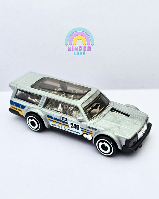 Hot Wheels Volvo 240 Drift Wagon - Silver (Uncarded - New)
