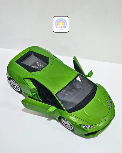 1:18 Bburago Lamborghini Huracan LP610 - 4 - Green Color (Pre - Owned) - Kinder Logs