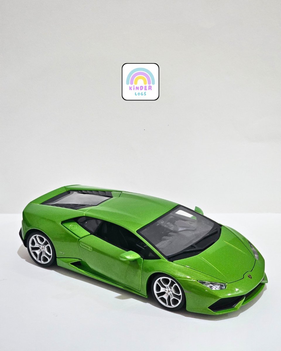 1:18 Bburago Lamborghini Huracan LP610 - 4 - Green Color (Pre - Owned) - Kinder Logs