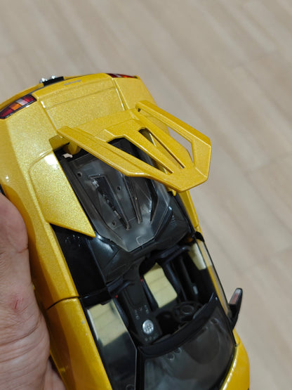 1:18 Bburago Lamborghini Murcielago Roadster - Yellow Color (Pre - Owned) - Kinder Logs