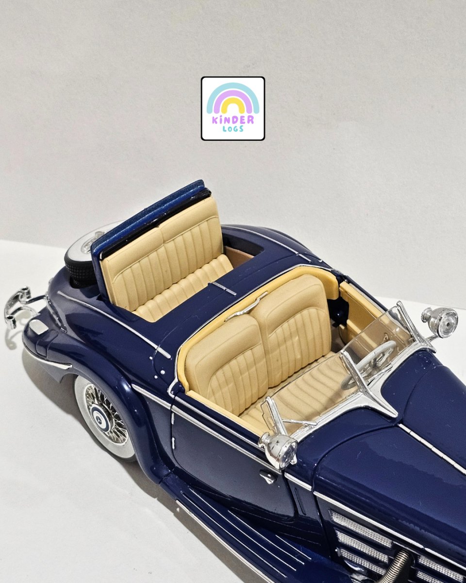 1:18 Maisto 1936 Mercedes - Benz 500K Special Roadster (Pre - Owned) - Kinder Logs