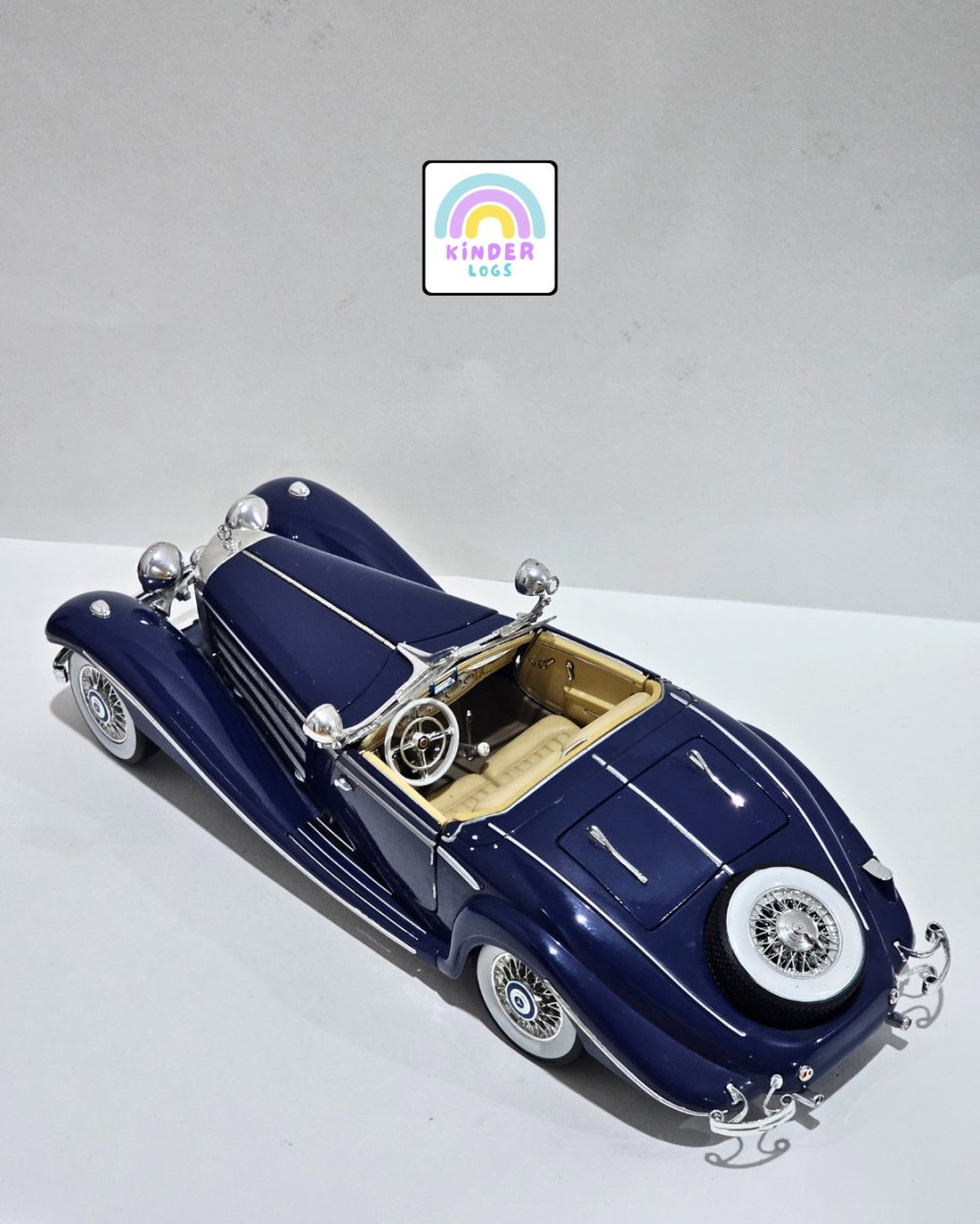 1:18 Maisto 1936 Mercedes - Benz 500K Special Roadster (Pre - Owned) - Kinder Logs