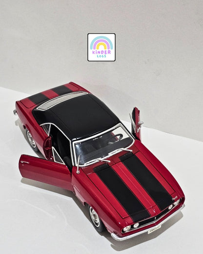 1:18 Maisto 1967 Chevrolet Camaro Z/28 - Red Color (Pre - Owned) - Kinder Logs