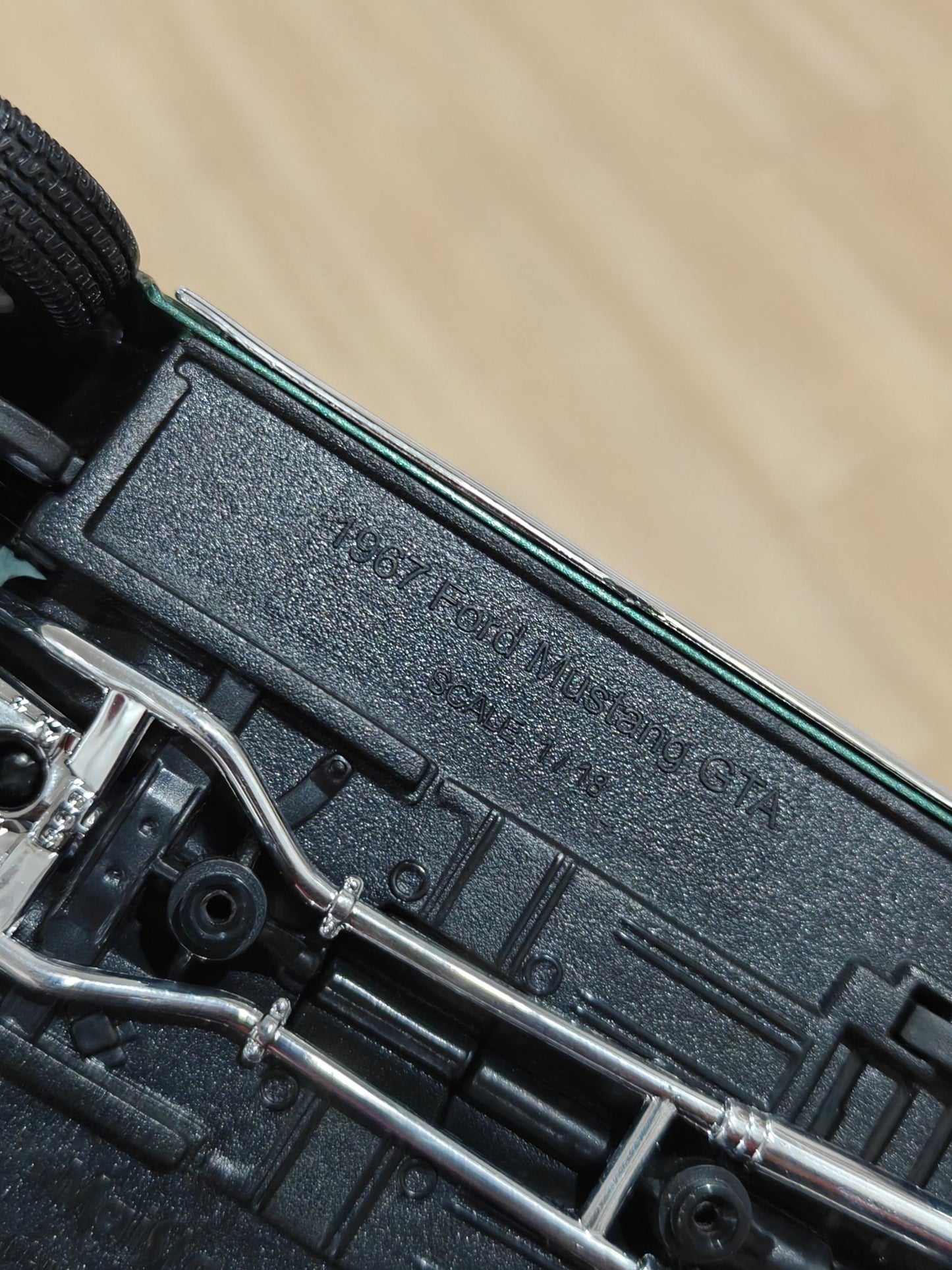 1:18 Maisto 1967 Ford Mustang GTA Fastback (Pre - Owned) - Kinder Logs