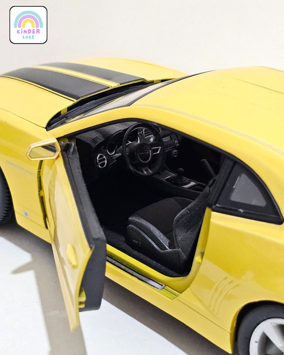 1:18 Maisto Chevrolet Camaro SS Bumblebee - Yellow Color (Pre - Owned) - Kinder Logs