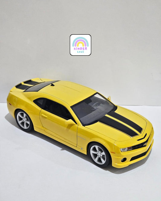 1:18 Maisto Chevrolet Camaro SS Bumblebee - Yellow Color (Pre - Owned) - Kinder Logs