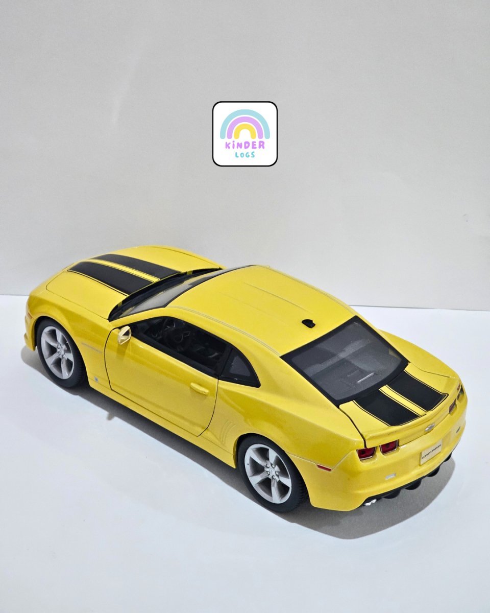 1:18 Maisto Chevrolet Camaro SS Bumblebee - Yellow Color (Pre - Owned) - Kinder Logs