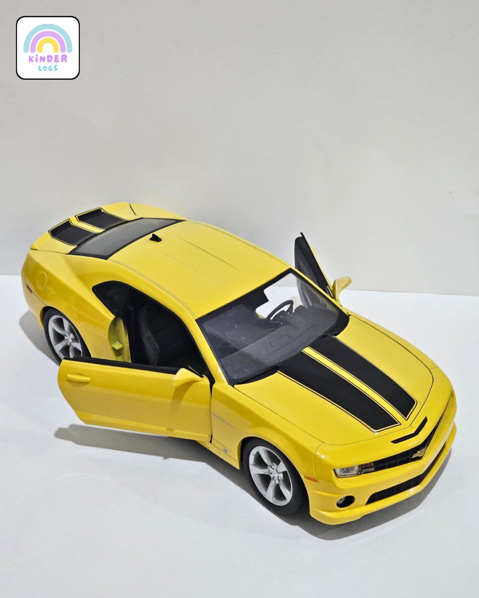 1:18 Maisto Chevrolet Camaro SS Bumblebee - Yellow Color (Pre - Owned) - Kinder Logs