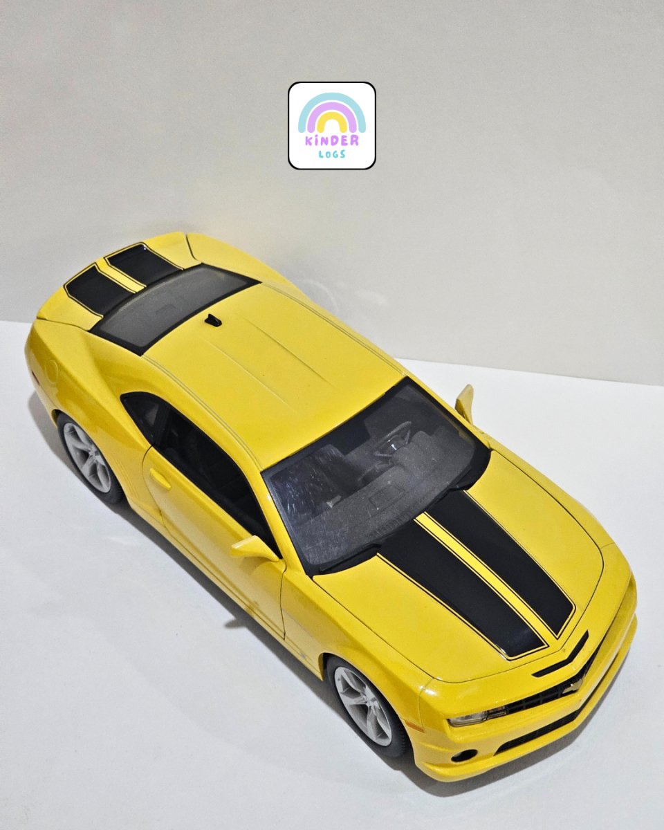 1:18 Maisto Chevrolet Camaro SS Bumblebee - Yellow Color (Pre - Owned) - Kinder Logs