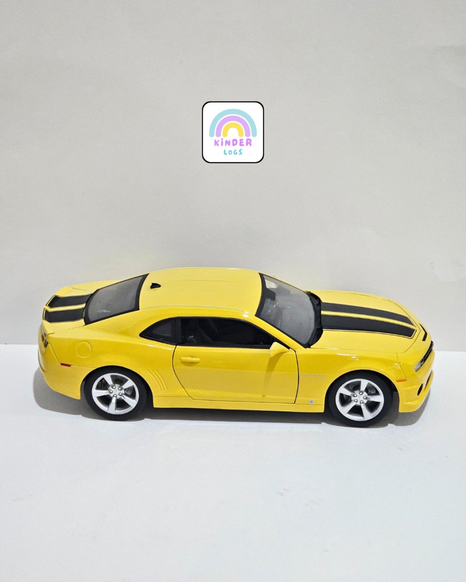 1:18 Maisto Chevrolet Camaro SS Bumblebee - Yellow Color (Pre - Owned) - Kinder Logs