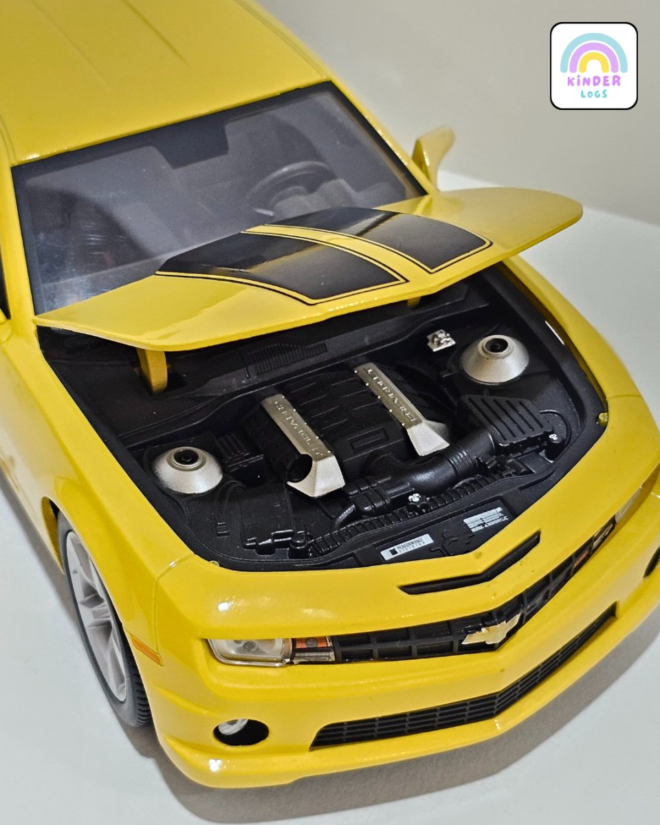 1:18 Maisto Chevrolet Camaro SS Bumblebee - Yellow Color (Pre - Owned) - Kinder Logs