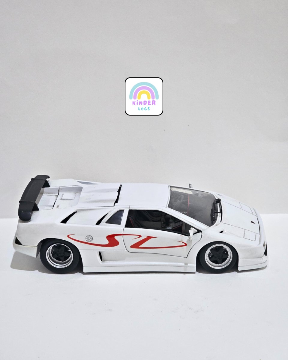 1:18 Maisto Lamborghini Diablo SV - White Color (Pre - Owned) - Kinder Logs