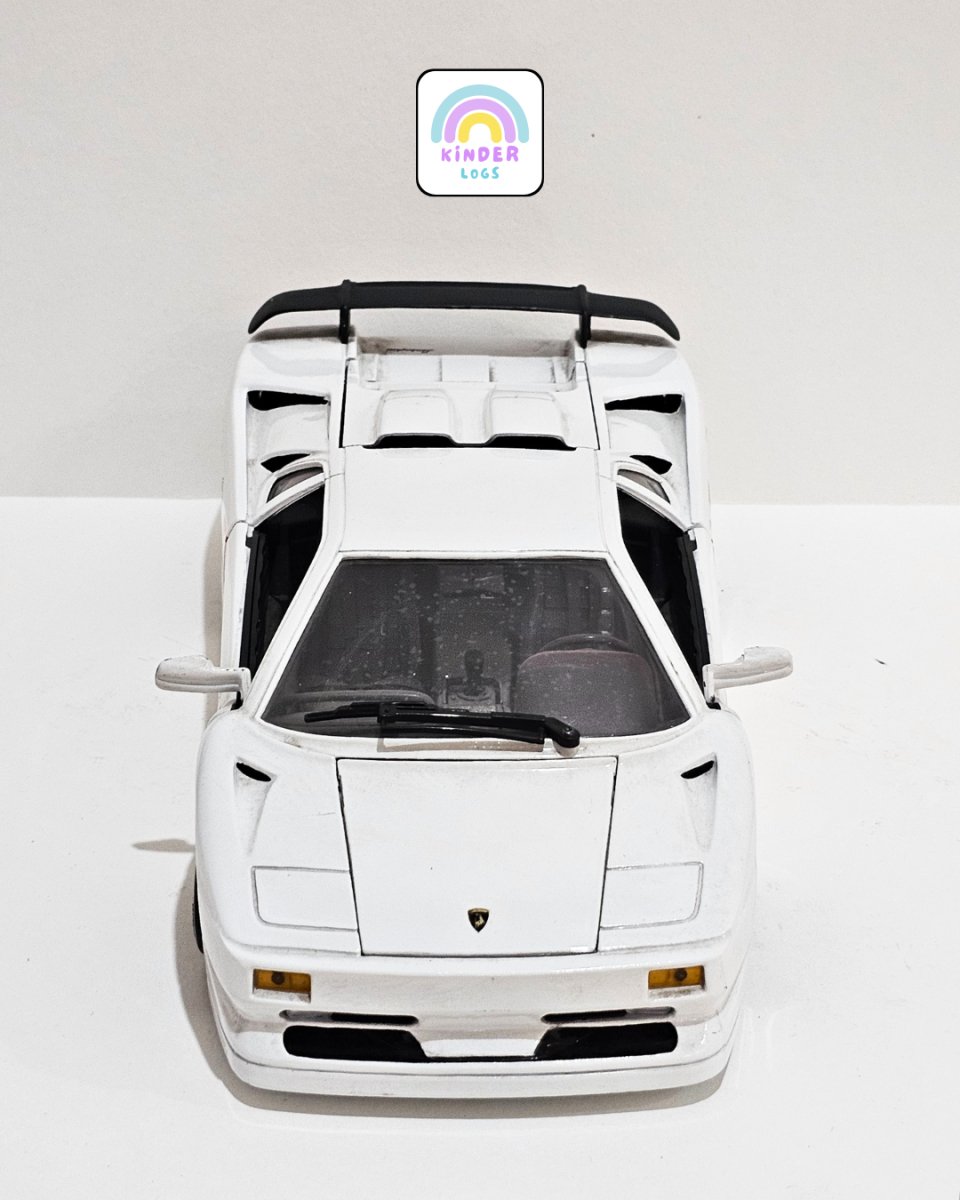 1:18 Maisto Lamborghini Diablo SV - White Color (Pre - Owned) - Kinder Logs