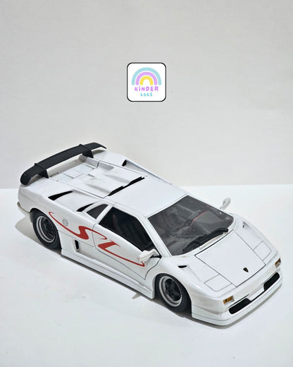 1:18 Maisto Lamborghini Diablo SV - White Color (Pre - Owned) - Kinder Logs