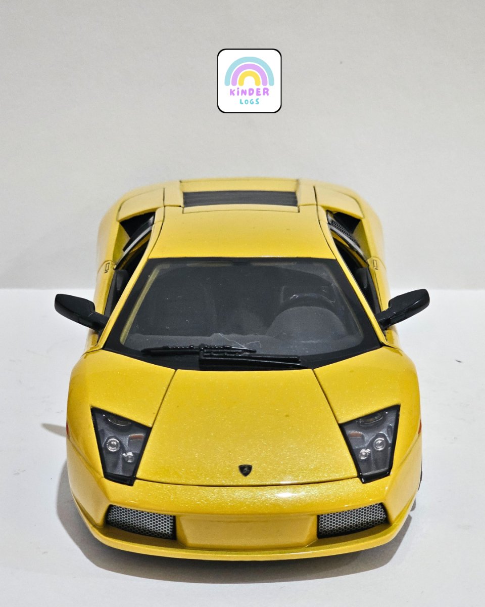 1:18 Maisto Lamborghini Murcielago - Yellow Color (Pre - Owned) - Kinder Logs