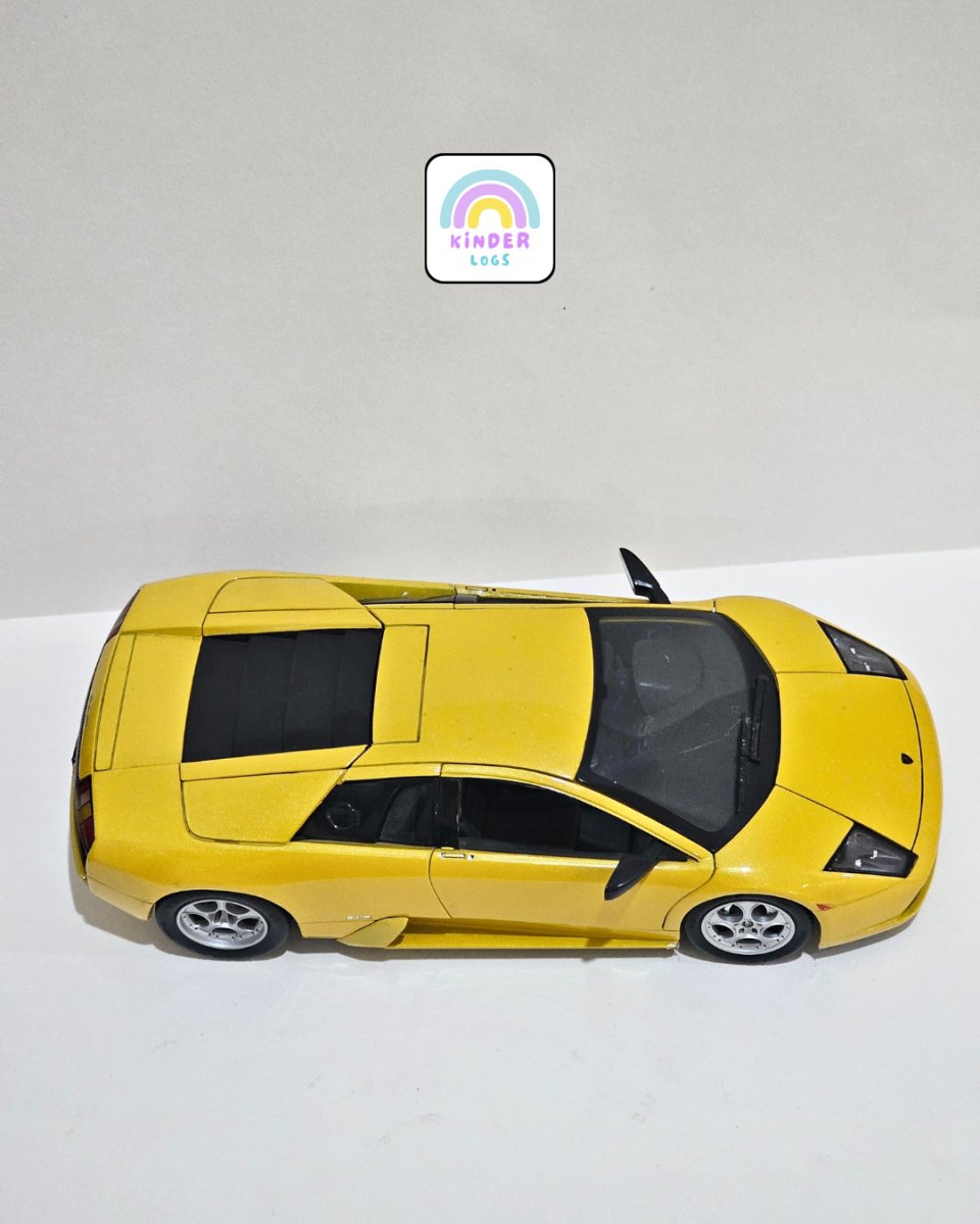 1:18 Maisto Lamborghini Murcielago - Yellow Color (Pre - Owned) - Kinder Logs