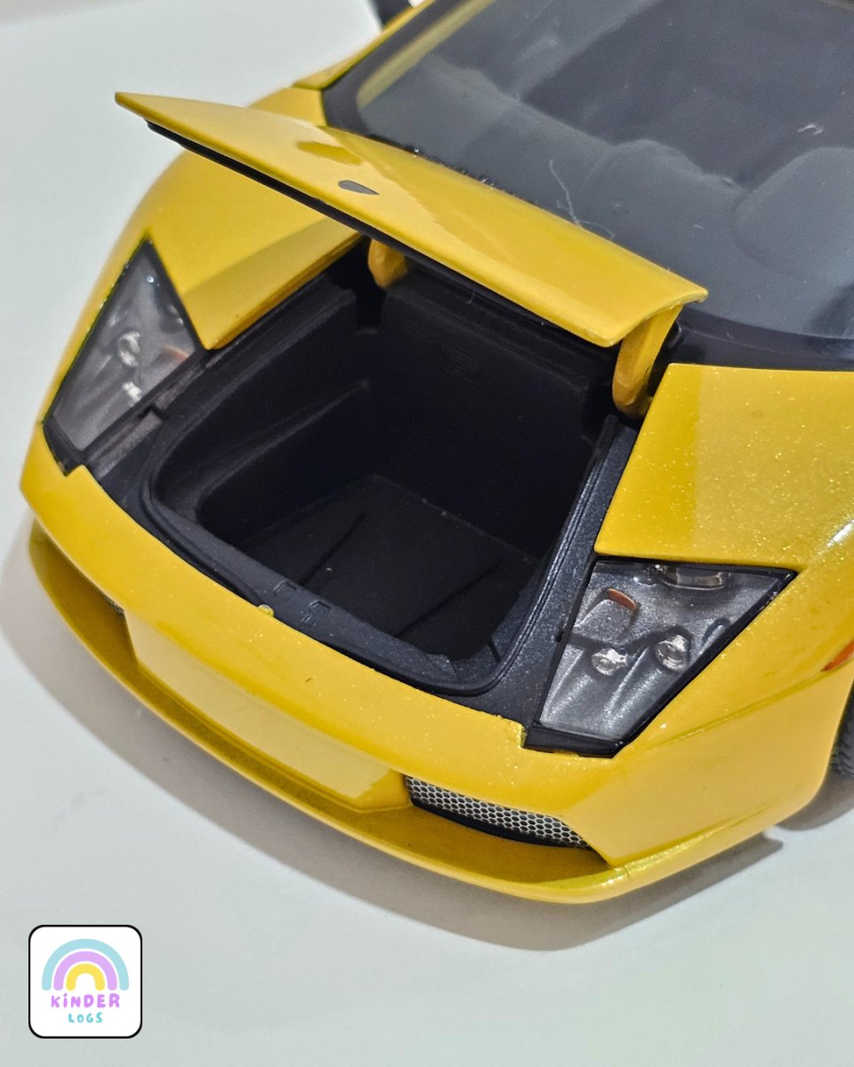 1:18 Maisto Lamborghini Murcielago - Yellow Color (Pre - Owned) - Kinder Logs