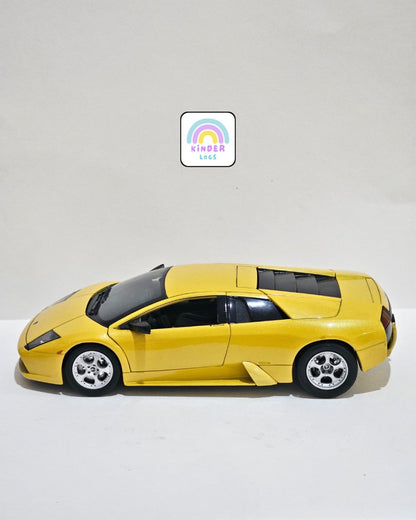 1:18 Maisto Lamborghini Murcielago - Yellow Color (Pre - Owned) - Kinder Logs