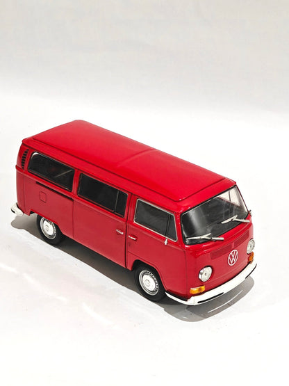 1:24 Welly 1972 Volkswagen Type 2 Bus (Pre - Owned) - Kinder Logs