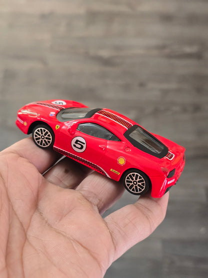 1:43 Bburago Ferrari 458 Challenge - Red (Uncarded - New) - Kinder Logs