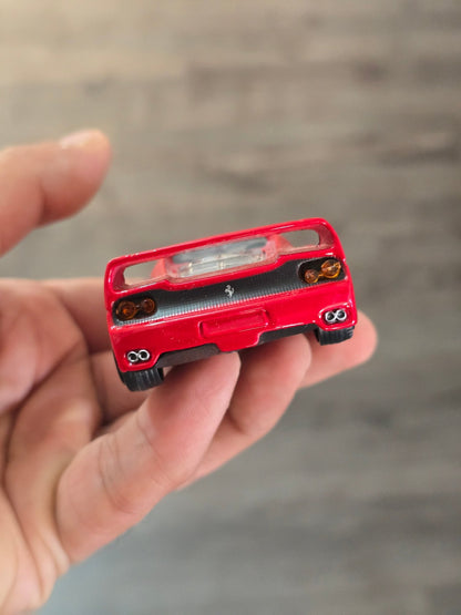 1:43 Bburago Ferrari F50 - Red (Uncarded - New) - Kinder Logs