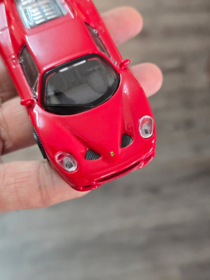 1:43 Bburago Ferrari F50 - Red (Uncarded - New) - Kinder Logs