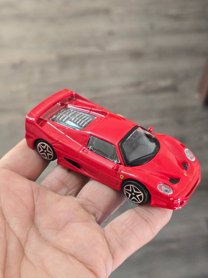 1:43 Bburago Ferrari F50 - Red (Uncarded - New) - Kinder Logs