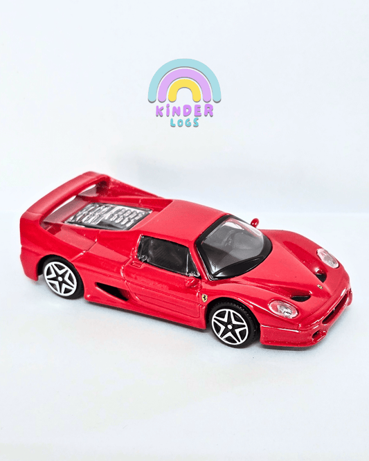 1:43 Bburago Ferrari F50 - Red (Uncarded - New) - Kinder Logs