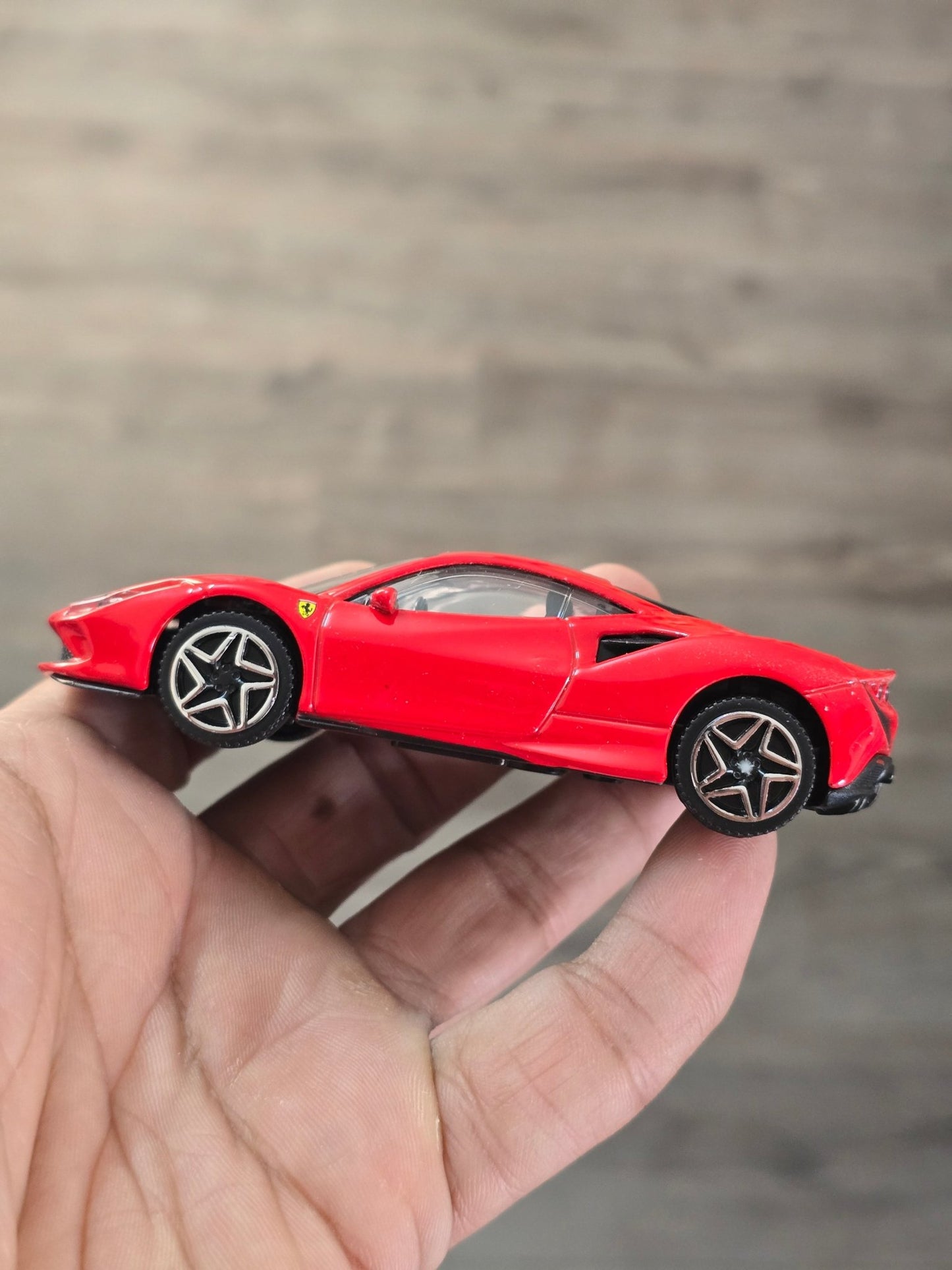 1:43 Bburago Ferrari F8 Tributo - Red (Uncarded - New) - Kinder Logs