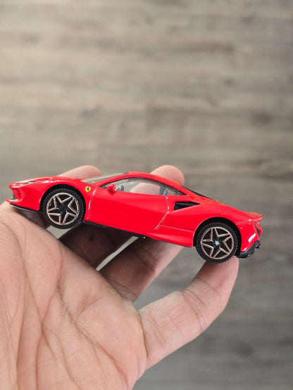 1:43 Bburago Ferrari F8 Tributo - Red (Uncarded - New) - Kinder Logs