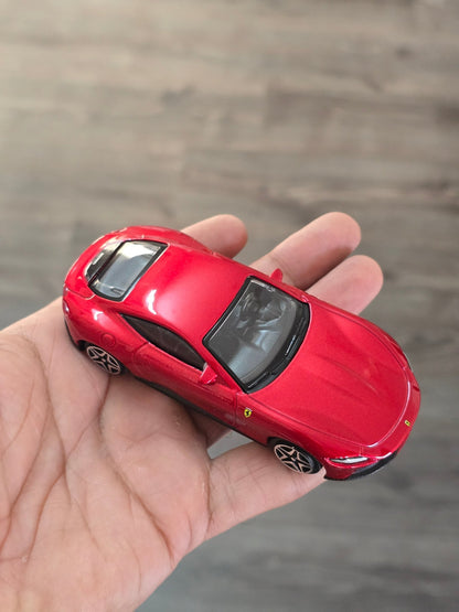 1:43 Bburago Ferrari Roma - Red (Uncarded - New) - Kinder Logs