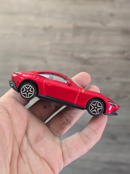 1:43 Bburago Ferrari Roma - Red (Uncarded - New) - Kinder Logs