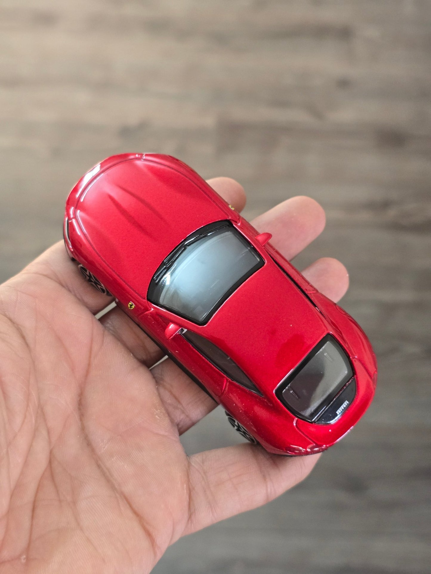 1:43 Bburago Ferrari Roma - Red (Uncarded - New) - Kinder Logs