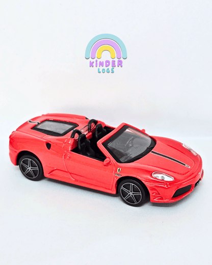 1:43 Bburago Ferrari Scuderia Spider 16M - Red (Uncarded - New) - Kinder Logs