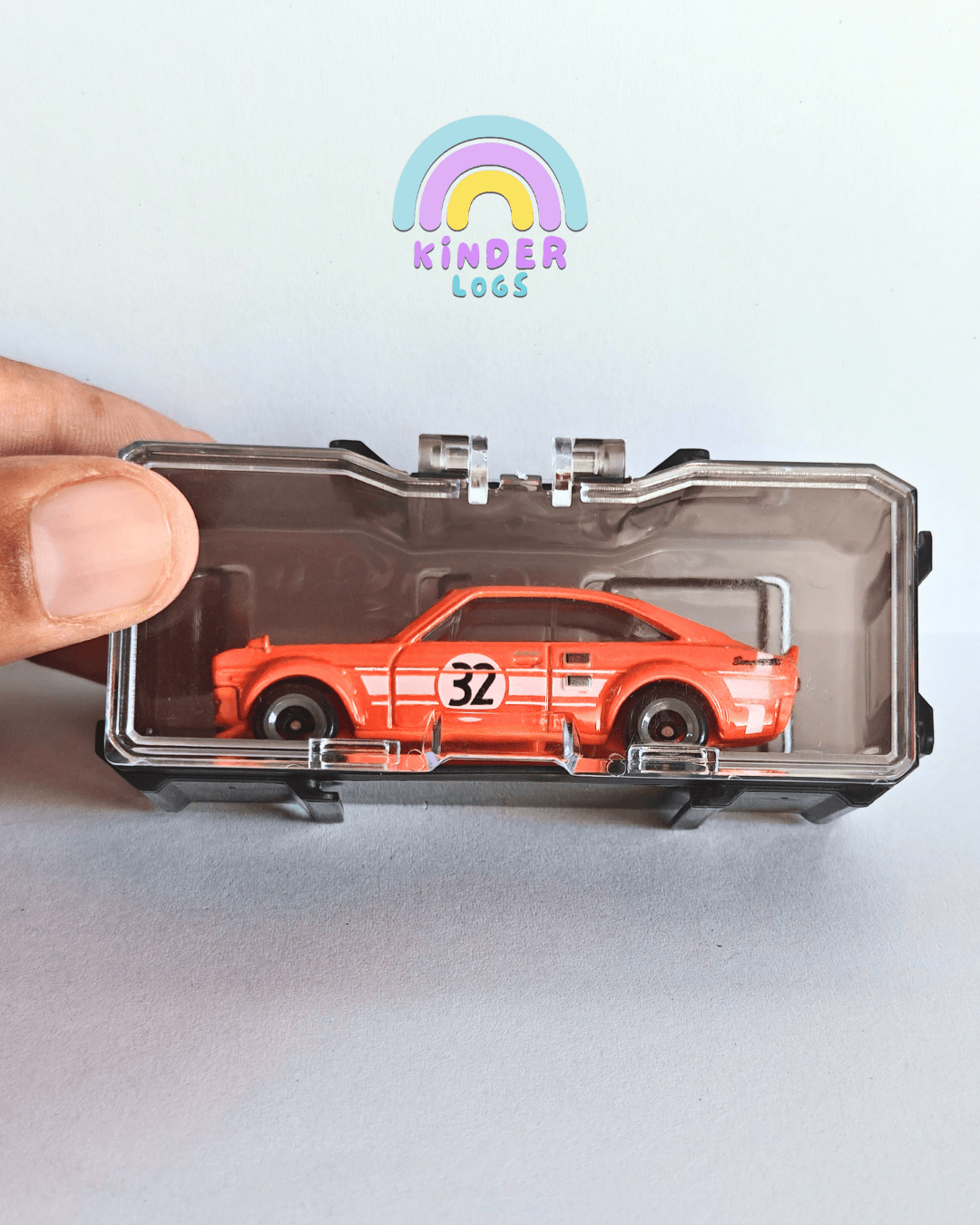 1:64 Diecast Car Display & Storage Case - Set of 4 (Car Not Included) - Kinder Logs