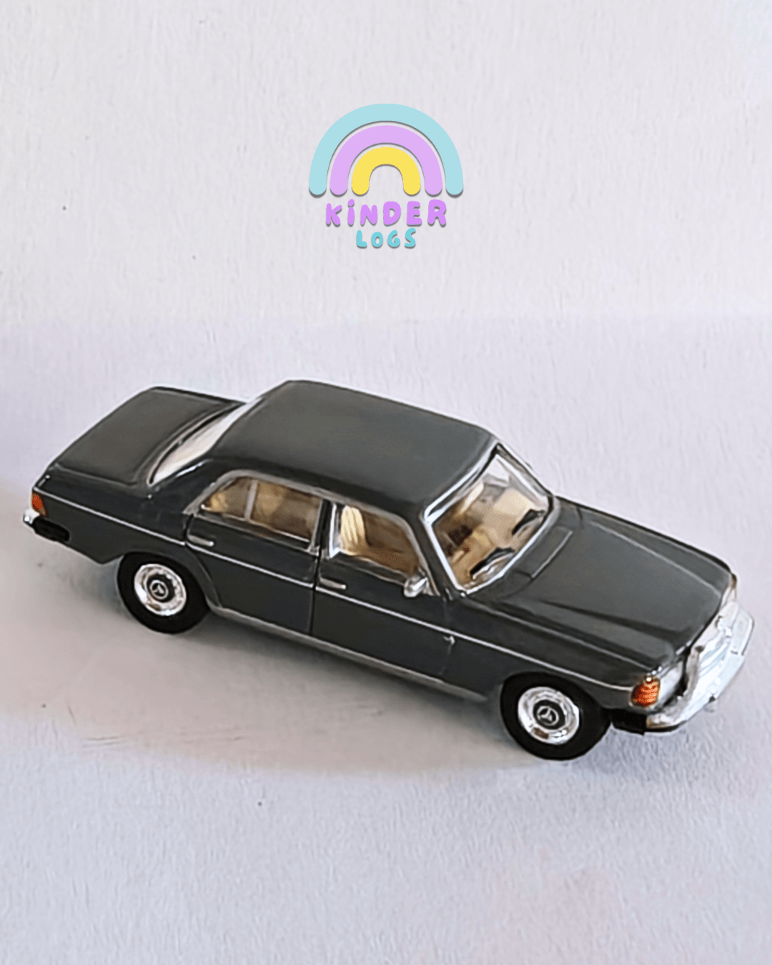 1:87 Schuco Mercedes - Benz W123 Sedan - Grey (Uncarded) - Kinder Logs