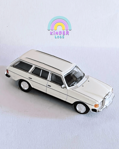 1:87 Schuco Mercedes - Benz W123 Wagon - White (Uncarded) - Kinder Logs