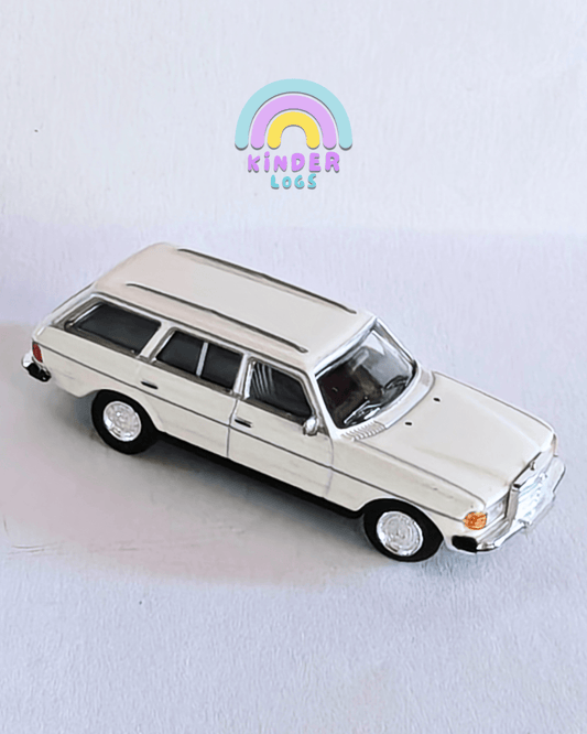 1:87 Schuco Mercedes - Benz W123 Wagon - White (Uncarded) - Kinder Logs