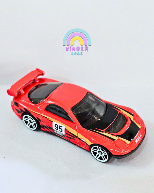 Hot Wheels 1995 Mazda RX-7 Drift Car - Red (Uncarded - New)