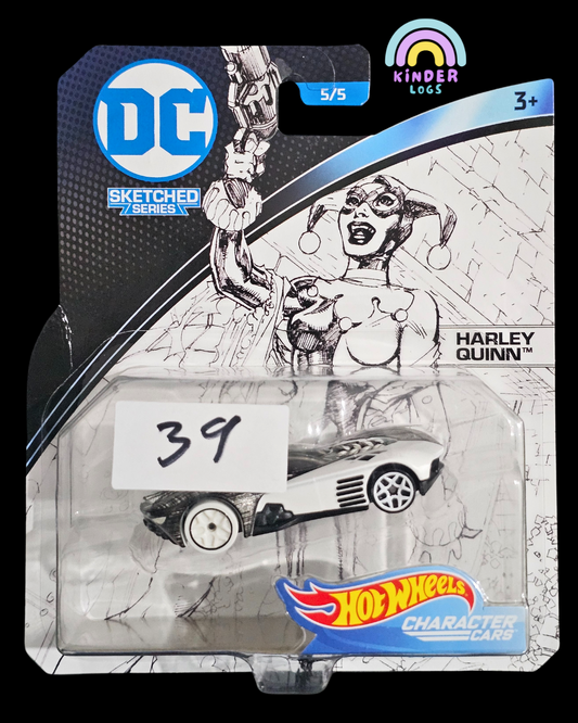 Hot Wheels Character Cars - Harley Quinn - DC Sketched Series