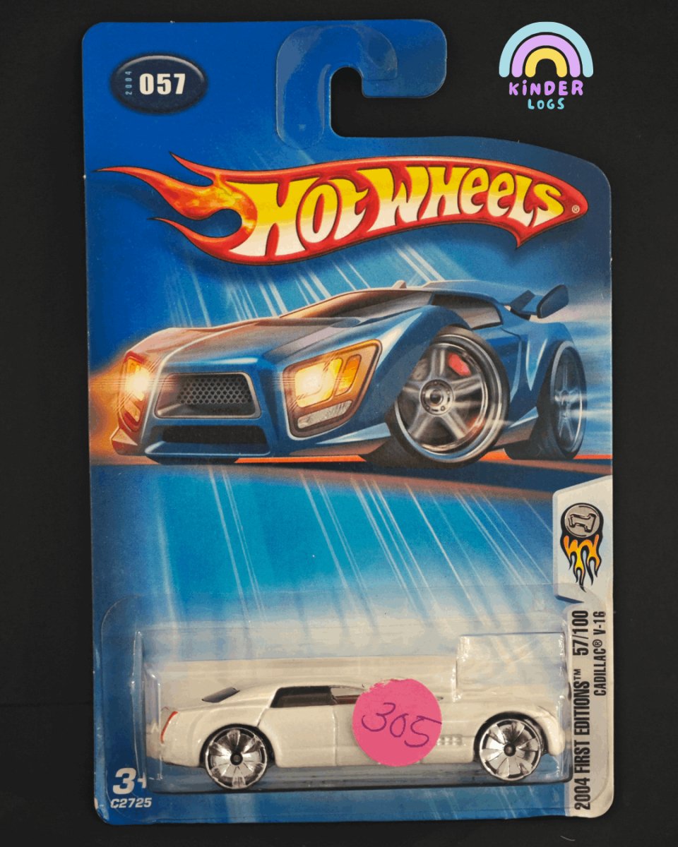 2004 First Editions Hot Wheels Cadillac V16 - Kinder Logs