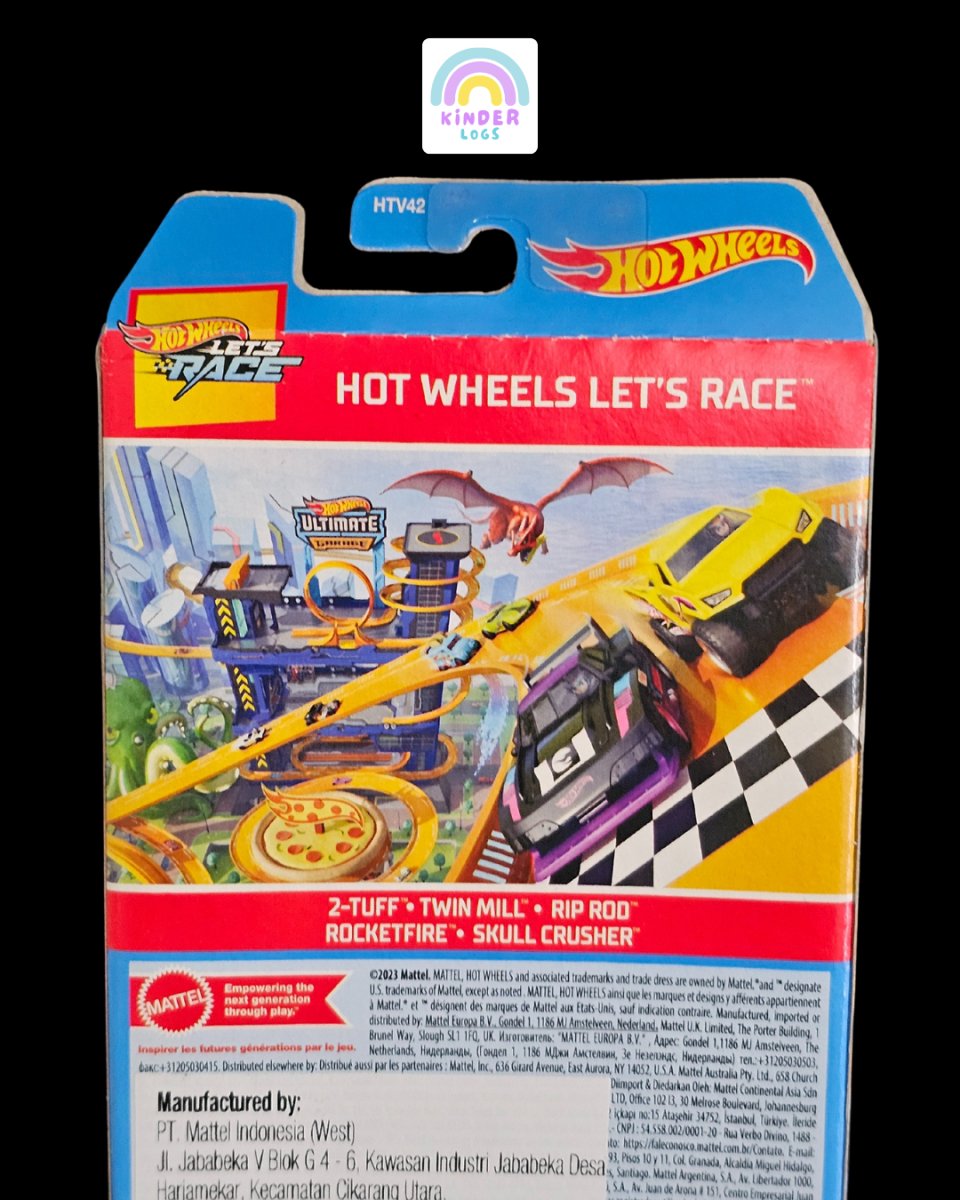 2024 Hot Wheels Let's Race Netflix 5 Cars Pack - Kinder Logs