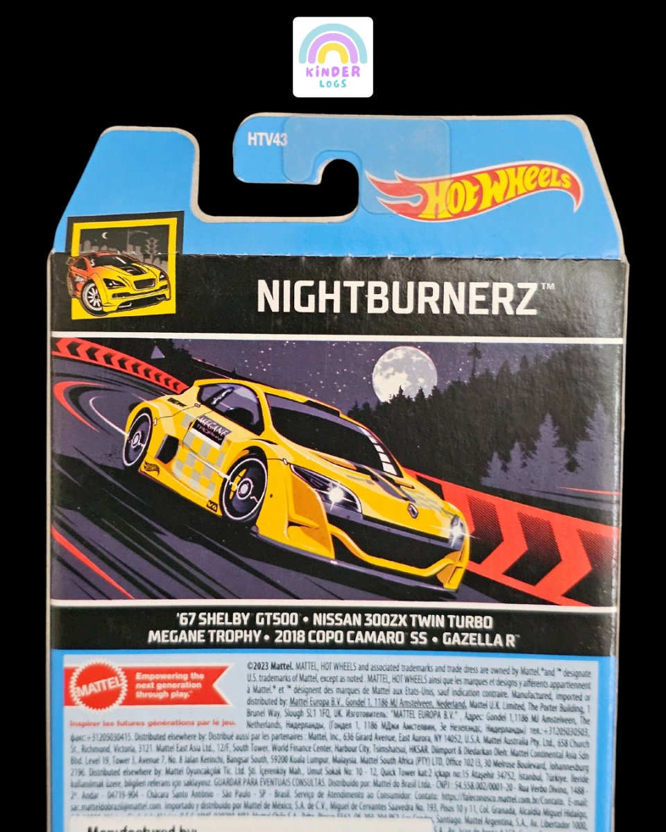 2024 Hot Wheels Nightburnerz 5 Cars Pack - Kinder Logs