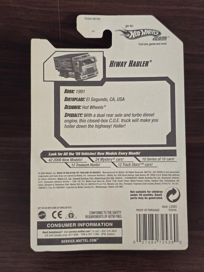 Hot Wheels Hiway Hauler - Blue (2008 Imported Card)