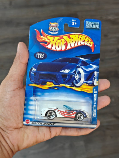35th Anniversary Hot Wheels Corvette Stingray III (Imported) - Kinder Logs