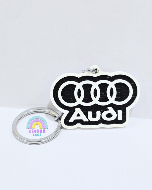 3D - Printed Audi Logo Key Chain - Kinder Logs